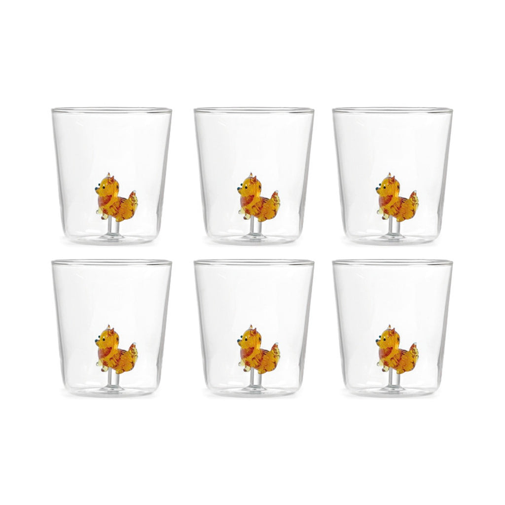 Pet Friends Loli - Lot De 6 Verres Décorés - H9,3 Cm
