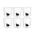 Pet Friends Mimi - Lot De 6 Verres Décorés - H9,3 Cm