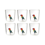 Savana Family Rio - Lot De 6 Verres Décorés - H9,3 Cm