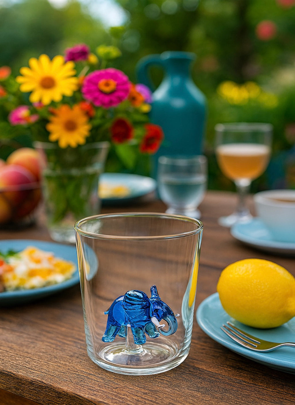Savana Family Monsieur Savane - Lot De 6 Verres Décorés - H9,3 Cm