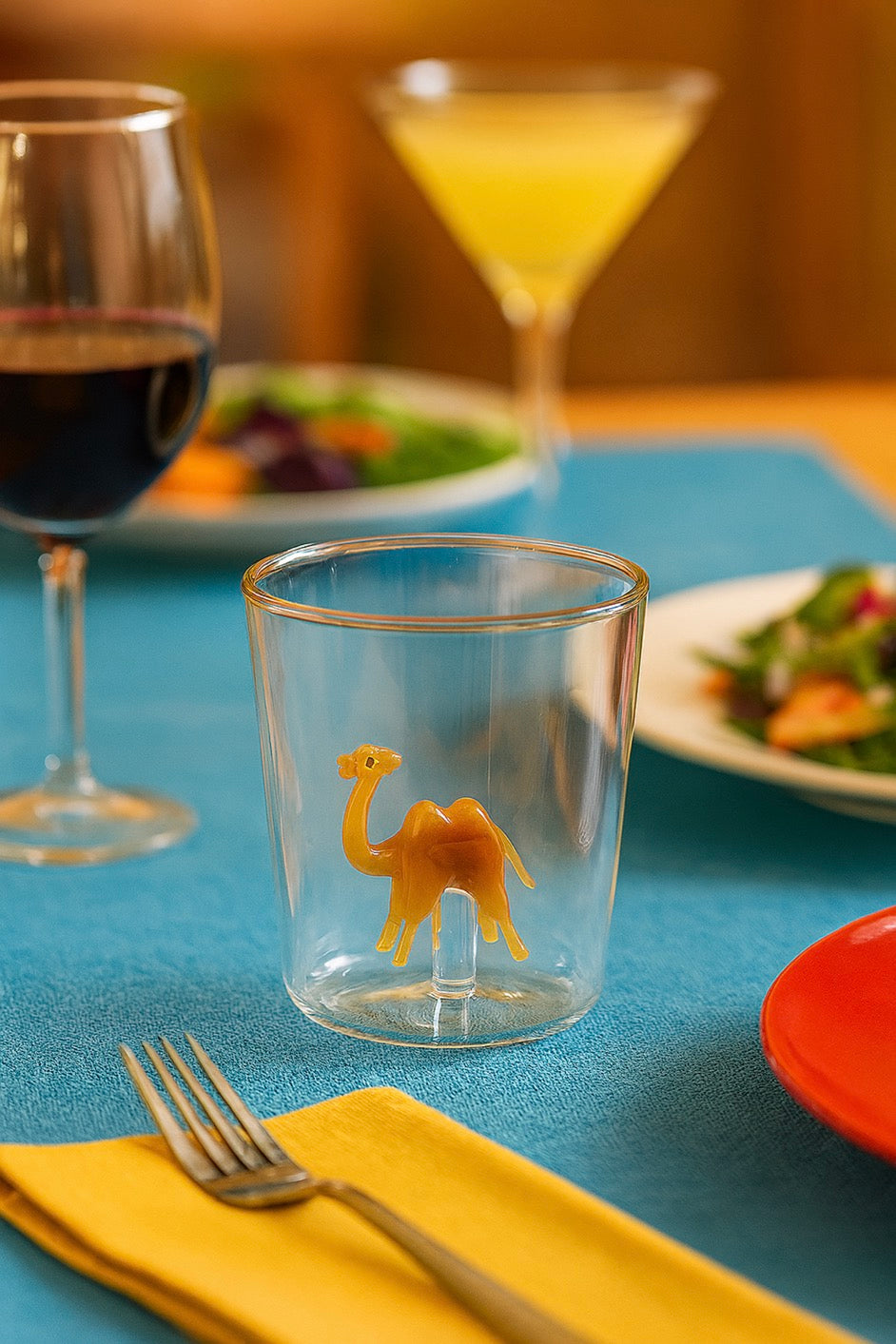 Savana Family Cammi - Lot De 6 Verres Décorés - H9,3 Cm