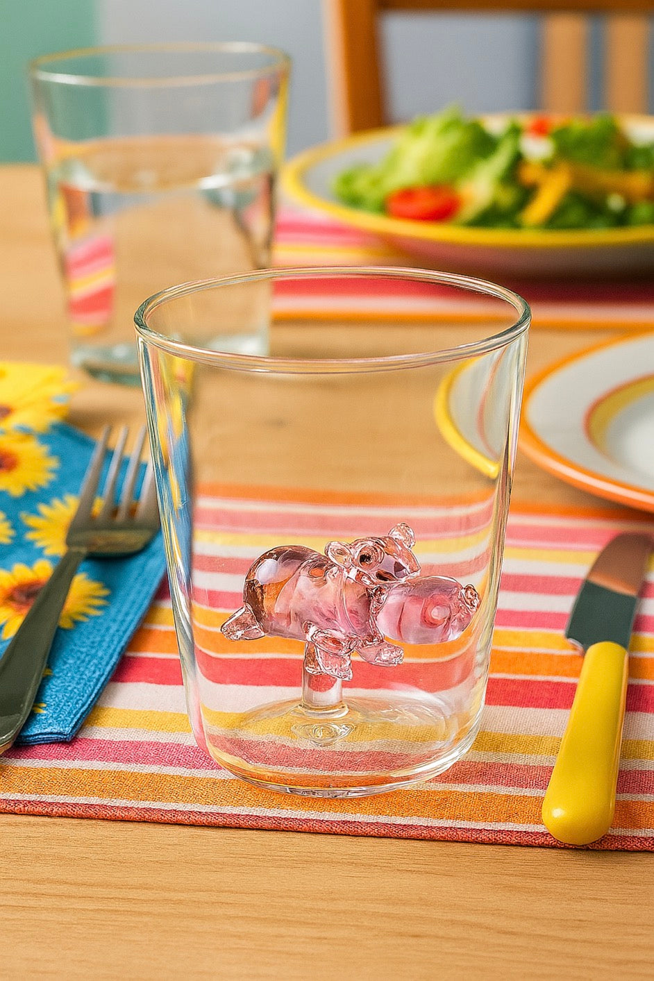 Savana Family Dodù - Lot De 6 Verres Décorés - H9,3 Cm