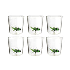 Savana Family Crocó - Lot De 6 Verres Décorés - H9,3 Cm