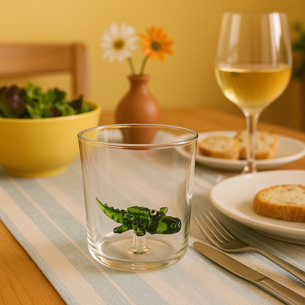 Savana Family Crocó - Lot De 6 Verres Décorés - H9,3 Cm