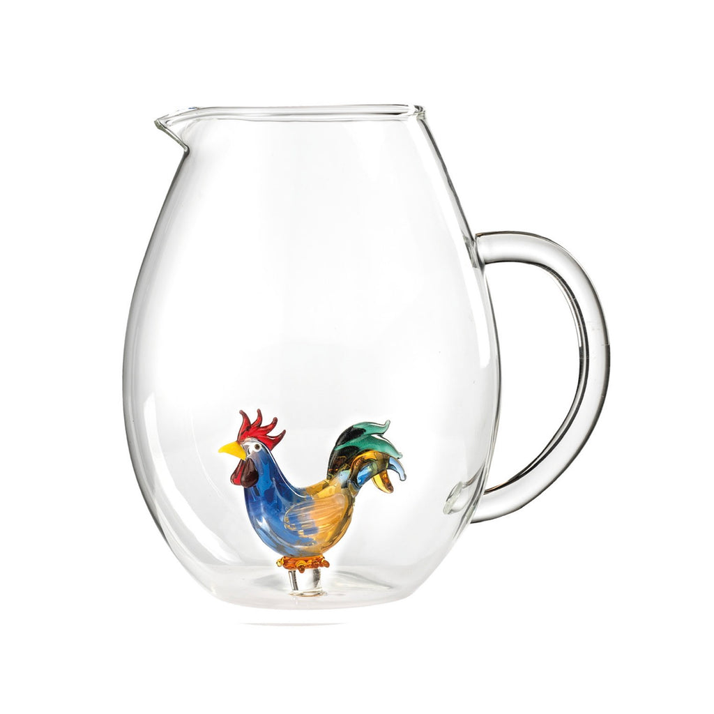Pet Friends Cocoricó - Verre Décoré - H9,3 Cm