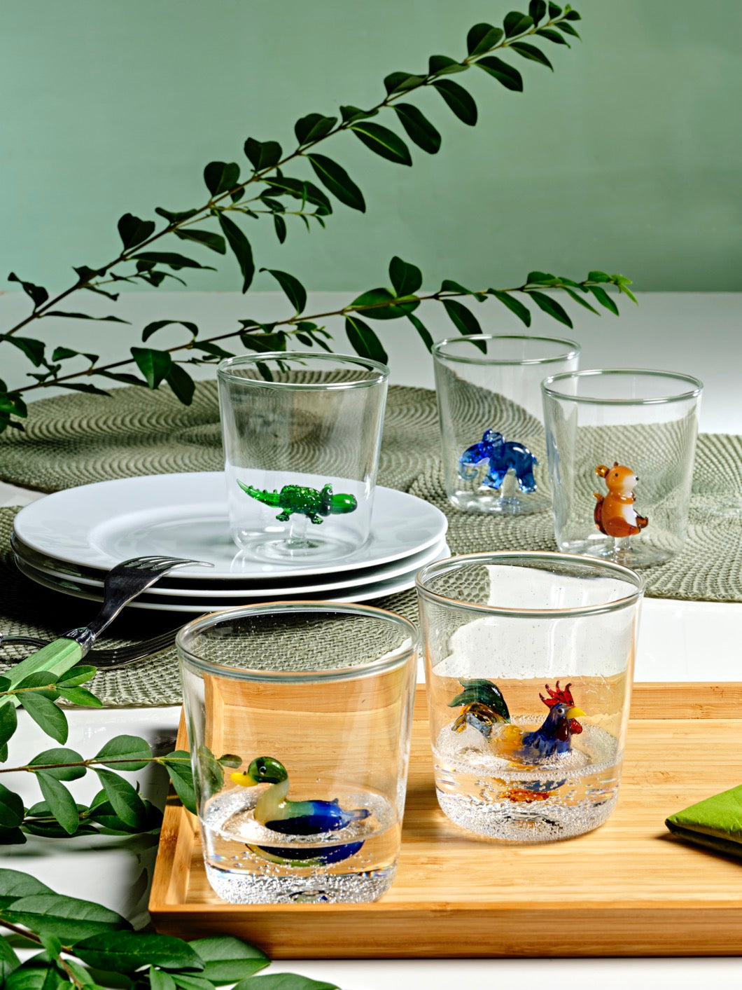 Pet Friends Mix 1 - Lot De 6 Verres Décorés