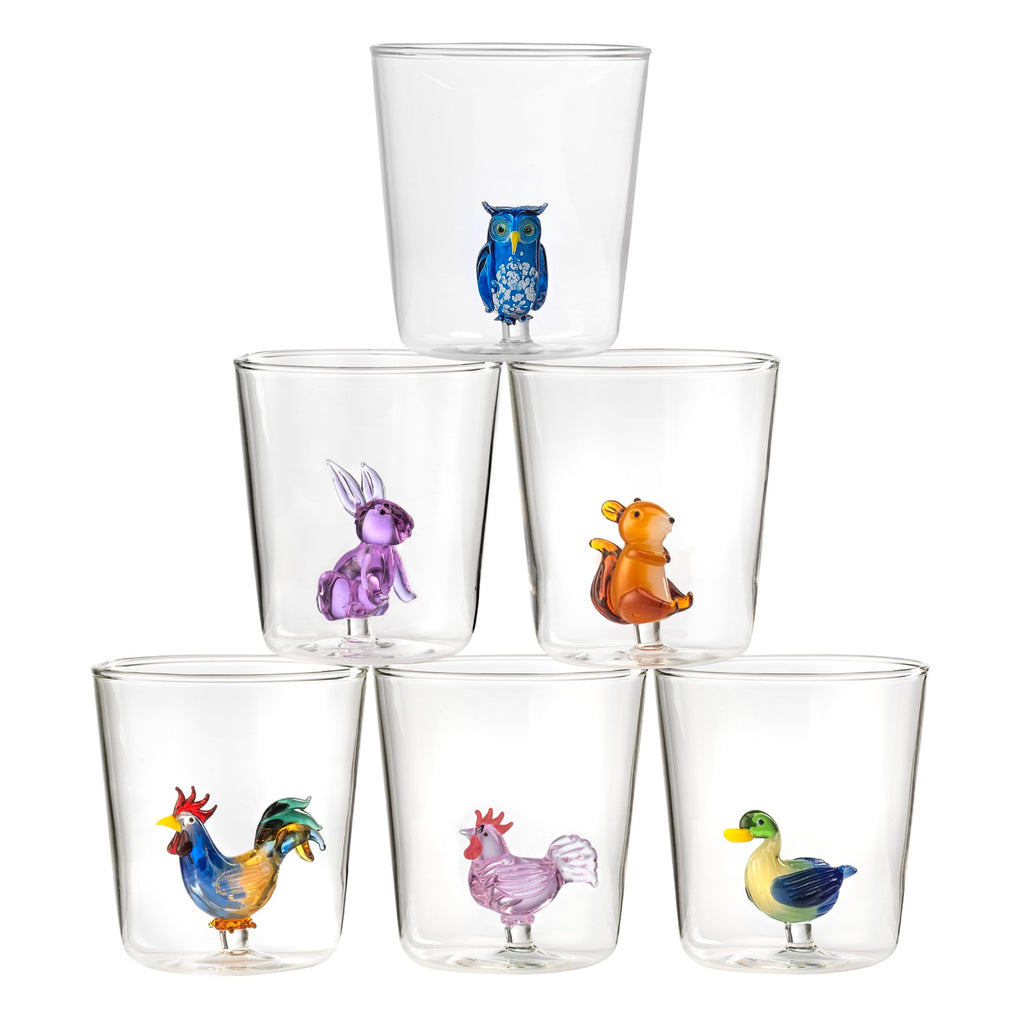 Pet Friends Mix 2 - Lot De 6 Verres Décorés