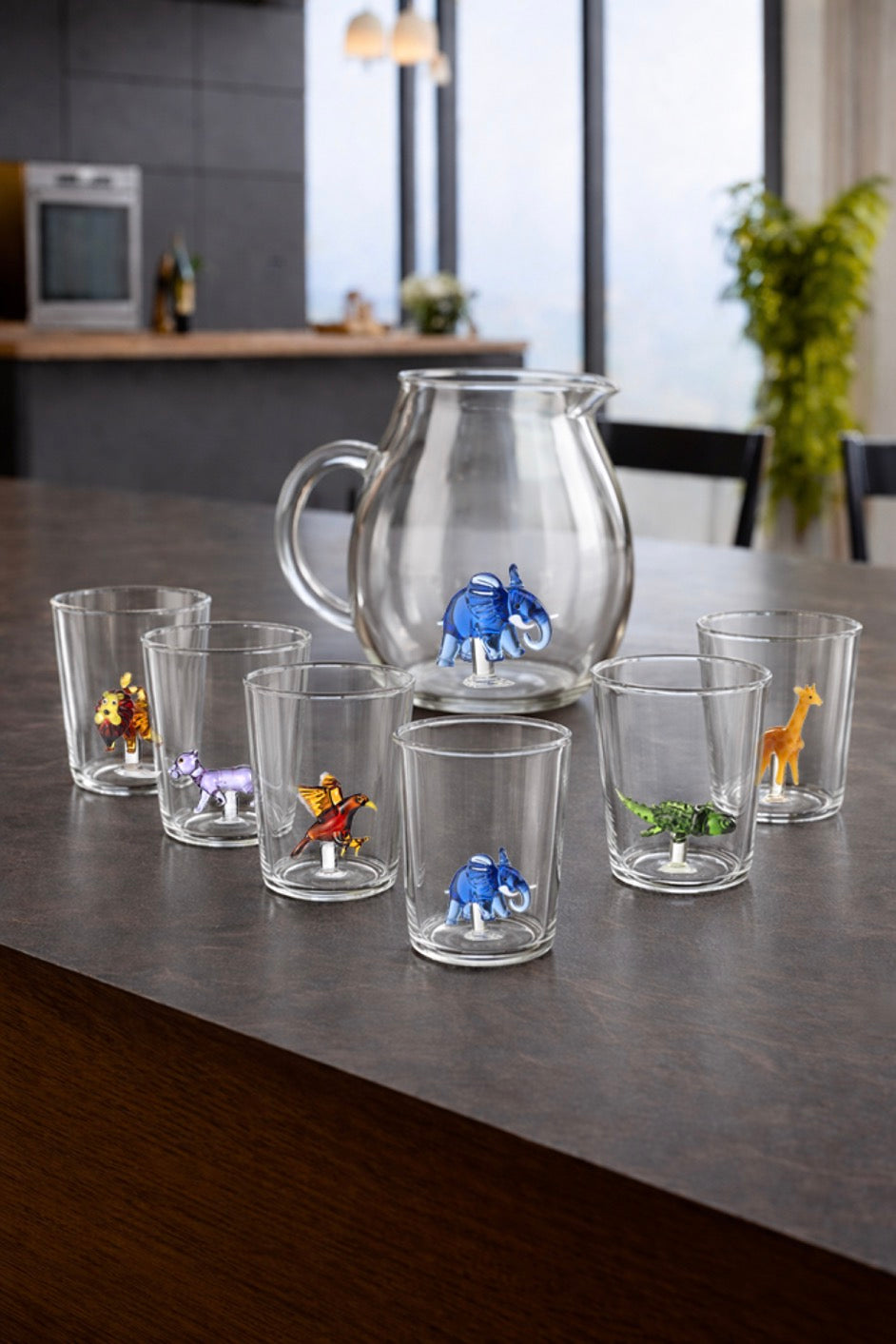 Savana Family Mix 3 - Lot De 6 Verres Décorés