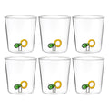 Candies Ciuccio - Lot De 6 Verres Décorés - H9,3 Cm