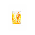 Flovers Twigs - Lot De 6 Verres - H10,5 Cm - Jaune/Orange