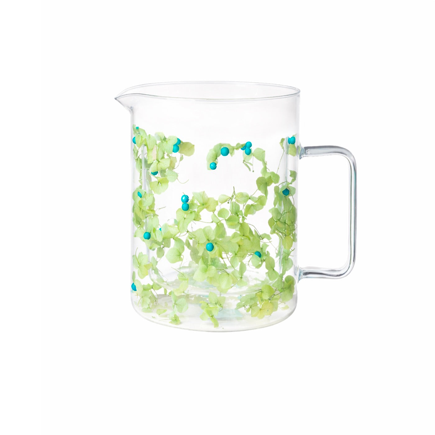 Flovers Pearls - Carafe - 1,1 L H17 Cm - Vert/Turquoise