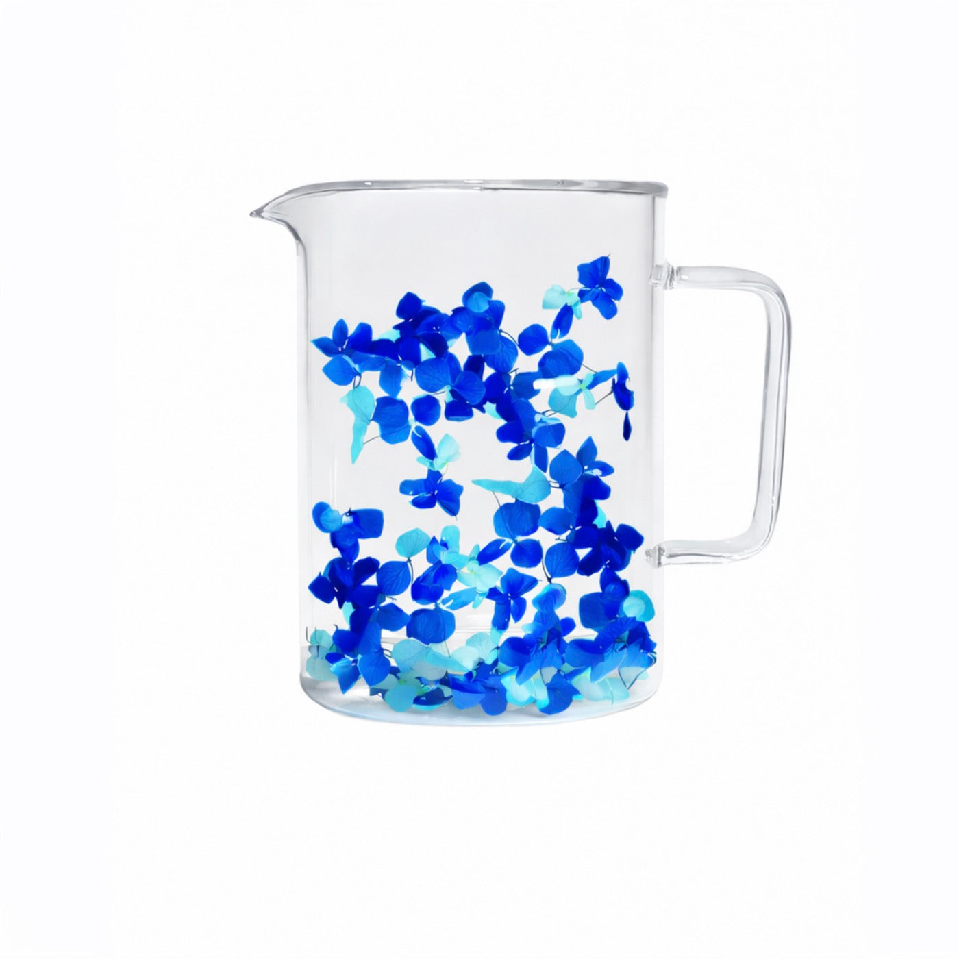 Flovers Petals - Carafe - 1,1 L H17 Cm - Azur/Bleu