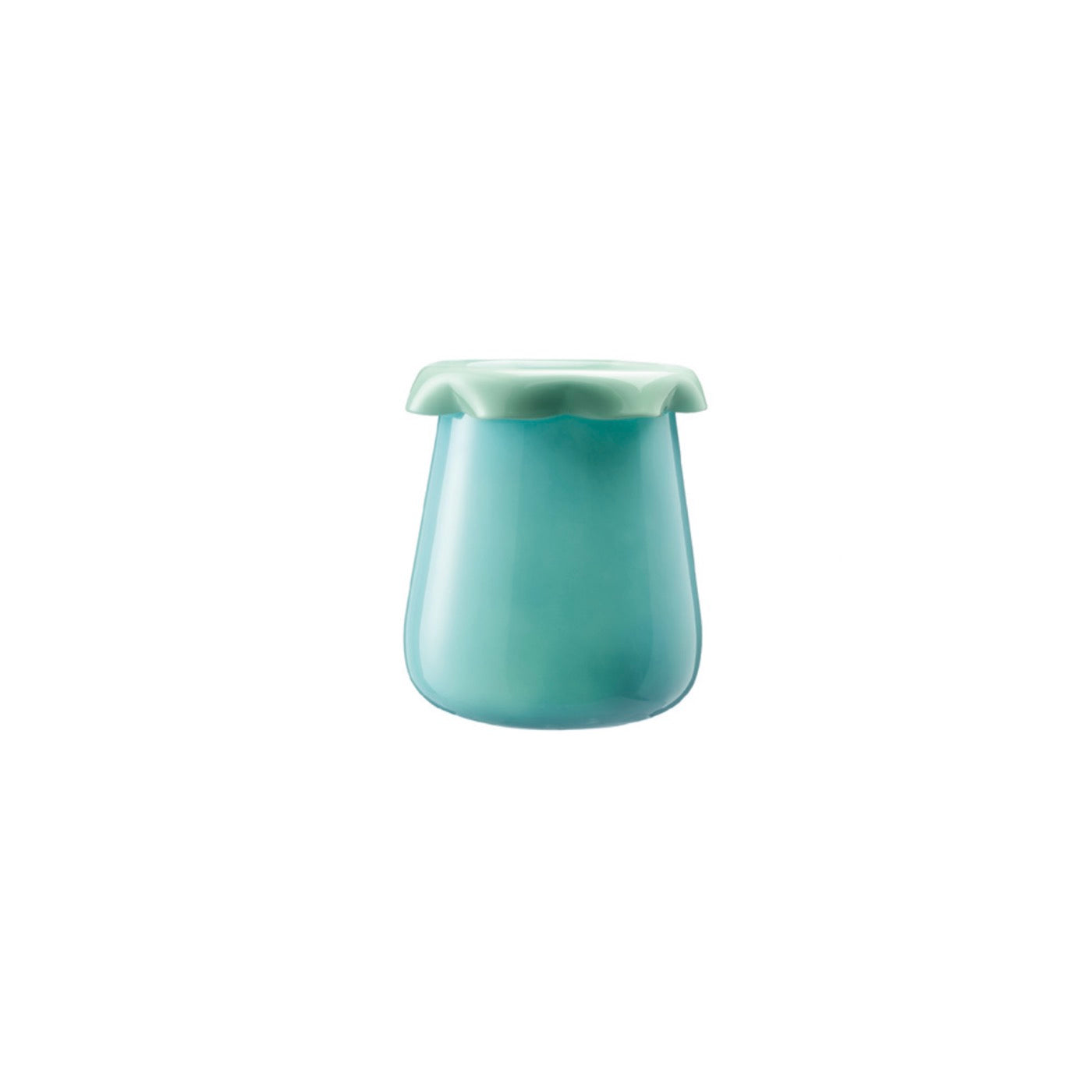 Nettare - Vase - Ø22 Cm H26 Cm - Vert Baltique/Bleu Ciel