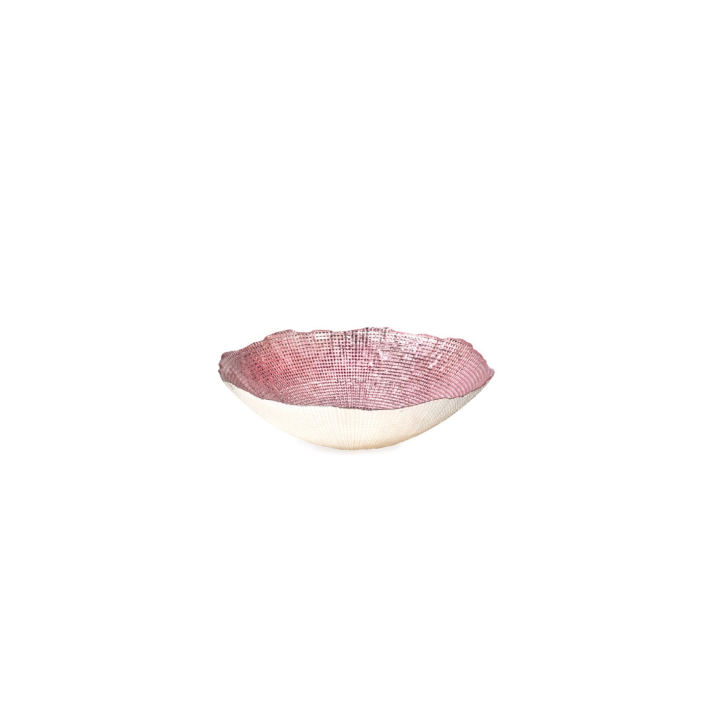 Aster - Centre De Table - Ø33 Cm - Rose/Argent
