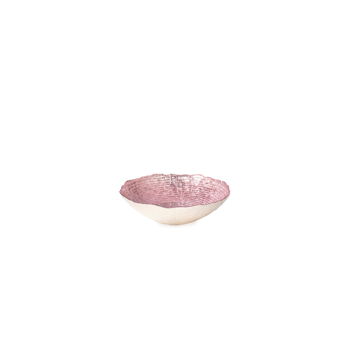 Aster - Coupe - Ø25 Cm - Rose/Argent