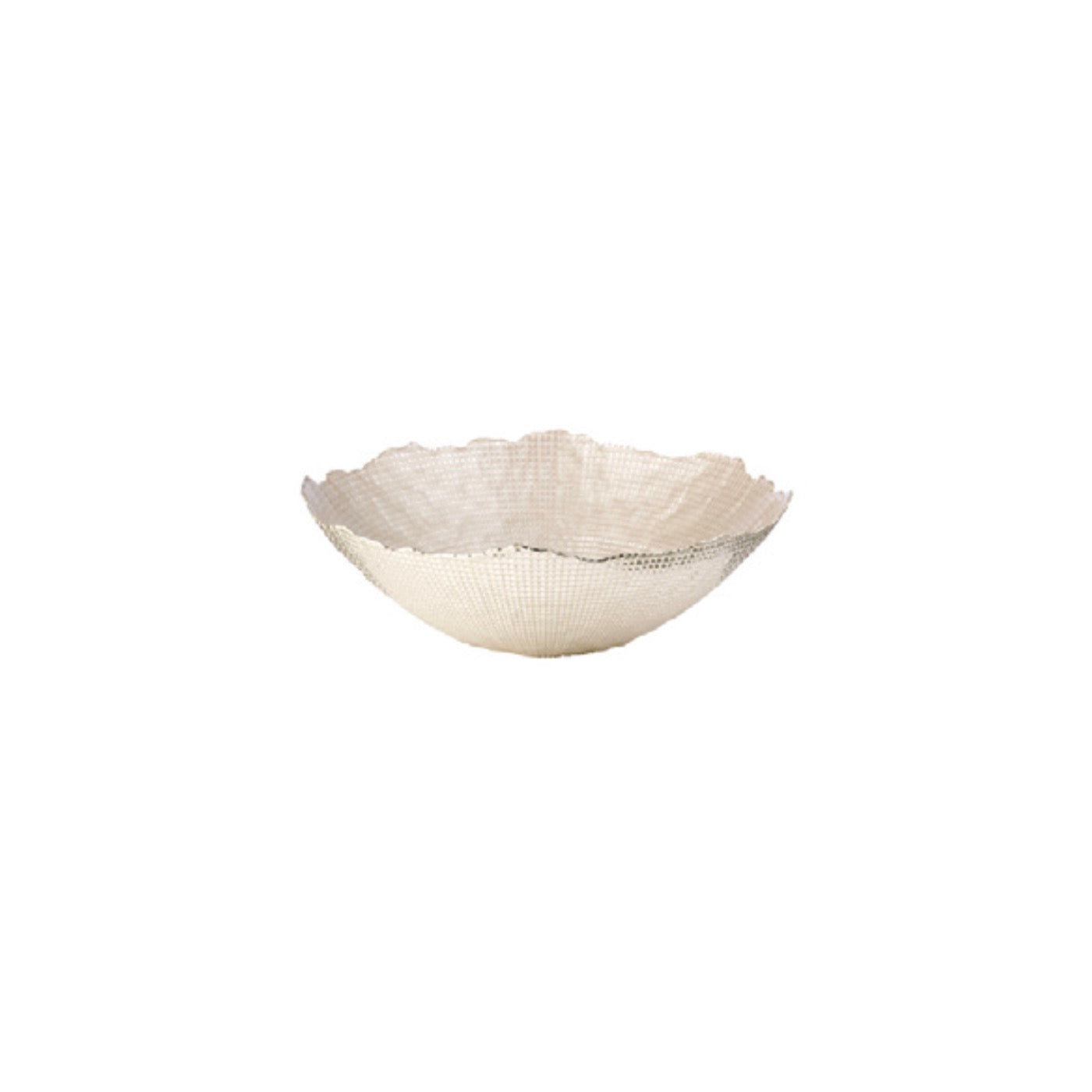 Aster - Coupelle - Ø16 Cm - Perle/Argent