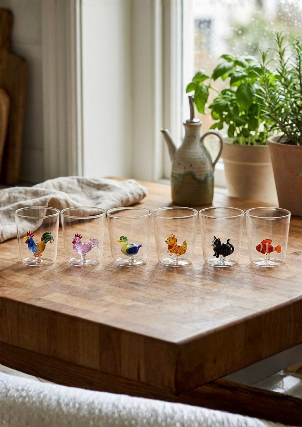 Pet Friends Mix 5 - Lot De 6 Verres Décorés