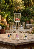 Pet Friends Mix 6 - Lot De 6 Verres Décorés
