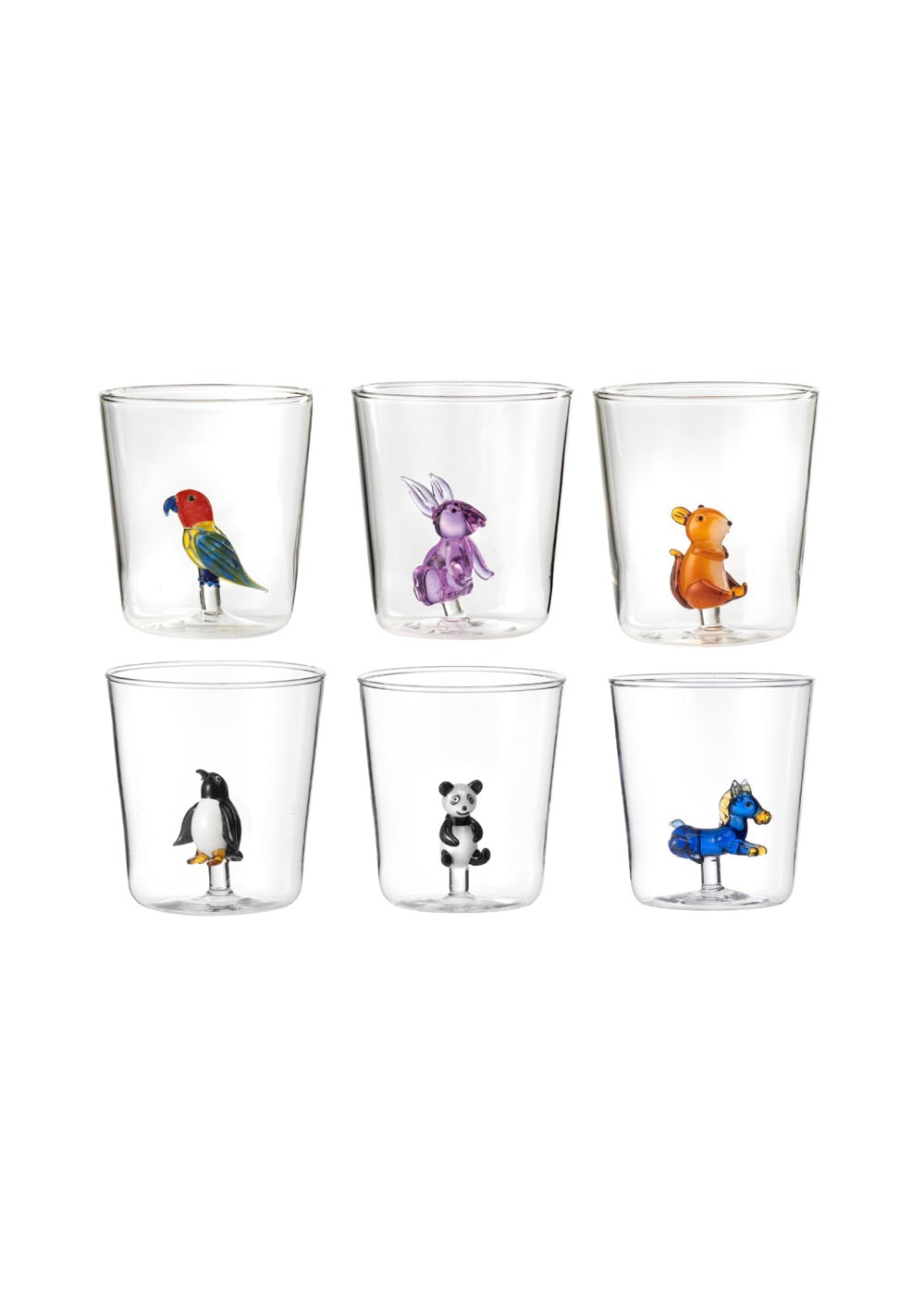 Pet Friends Mix 7 - Lot De 6 Verres Décorés