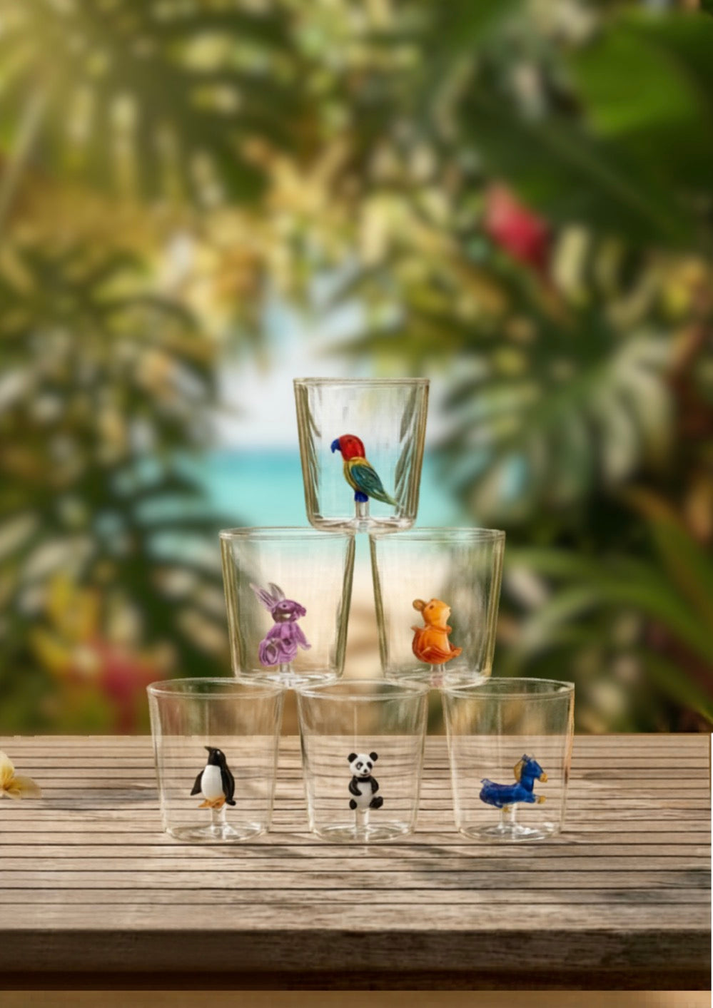 Pet Friends Mix 7 - Lot De 6 Verres Décorés