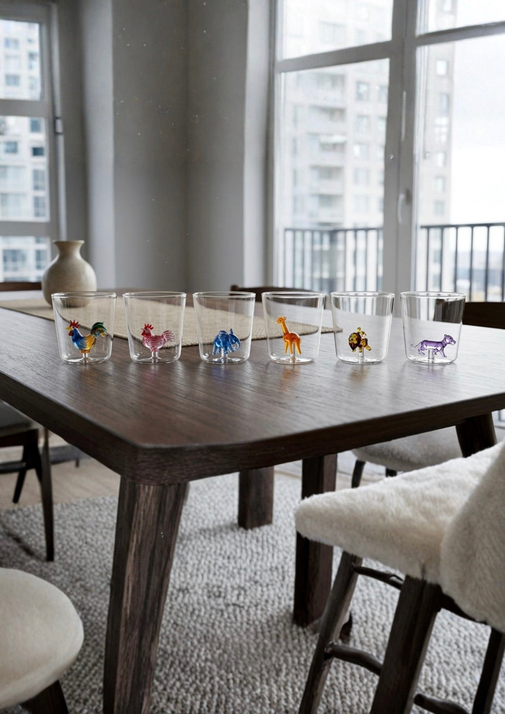 Pet Friends Mix 8 - Lot De 6 Verres Décorés