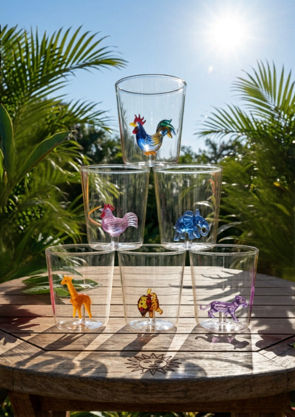 Pet Friends Mix 8 - Lot De 6 Verres Décorés