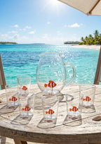 Pet Friends Mix 11 - Lot De 7 Pièces (6 Verres + Carafe)