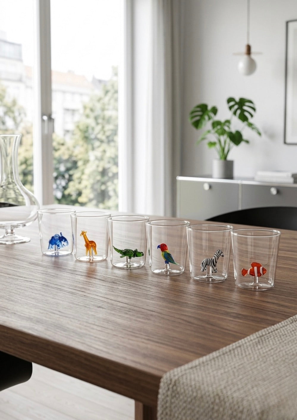 Savana Family Mix 4 - Lot De 6 Verres Décorés
