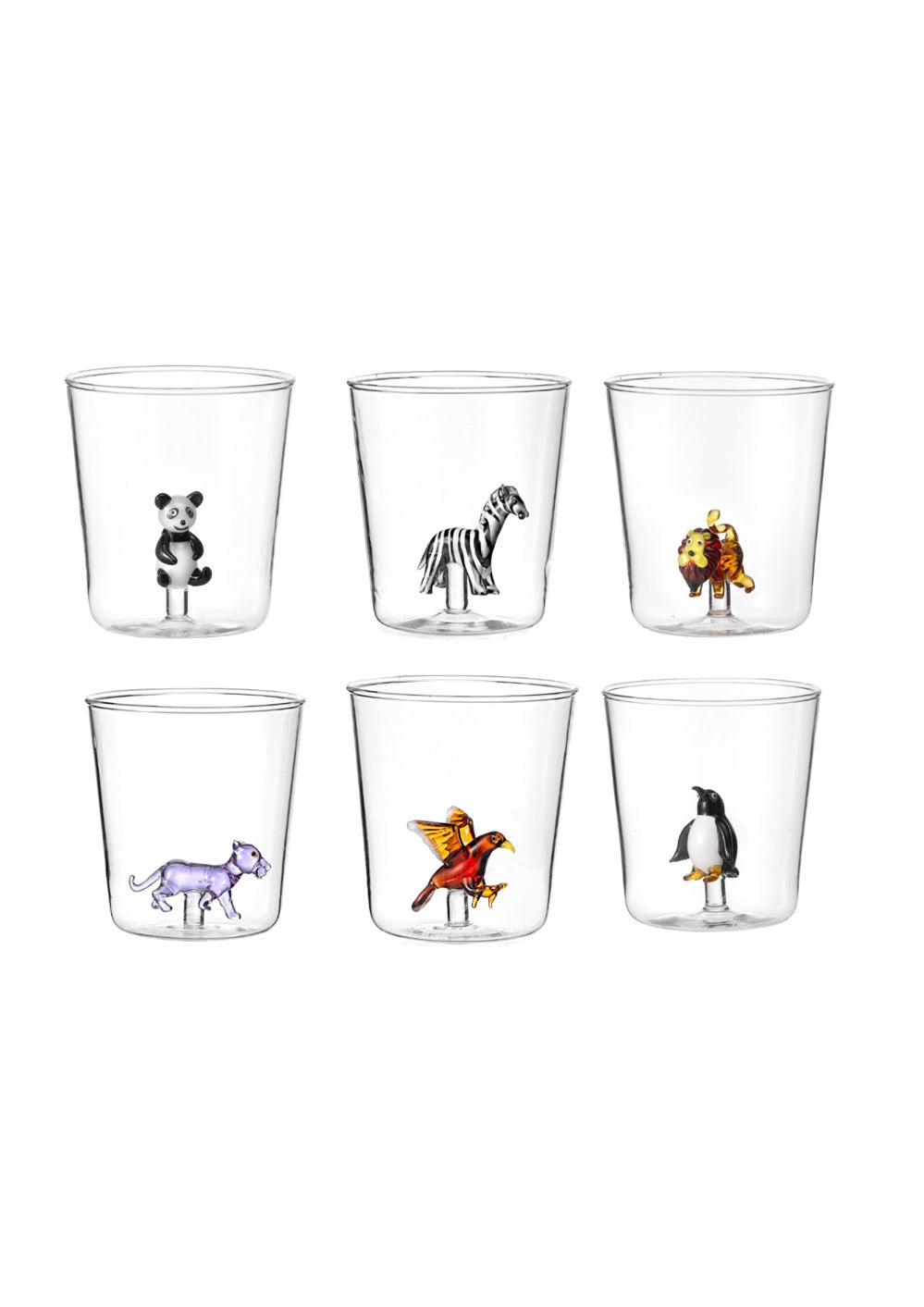 Savana Family Mix 6 - Lot De 6 Verres Décorés