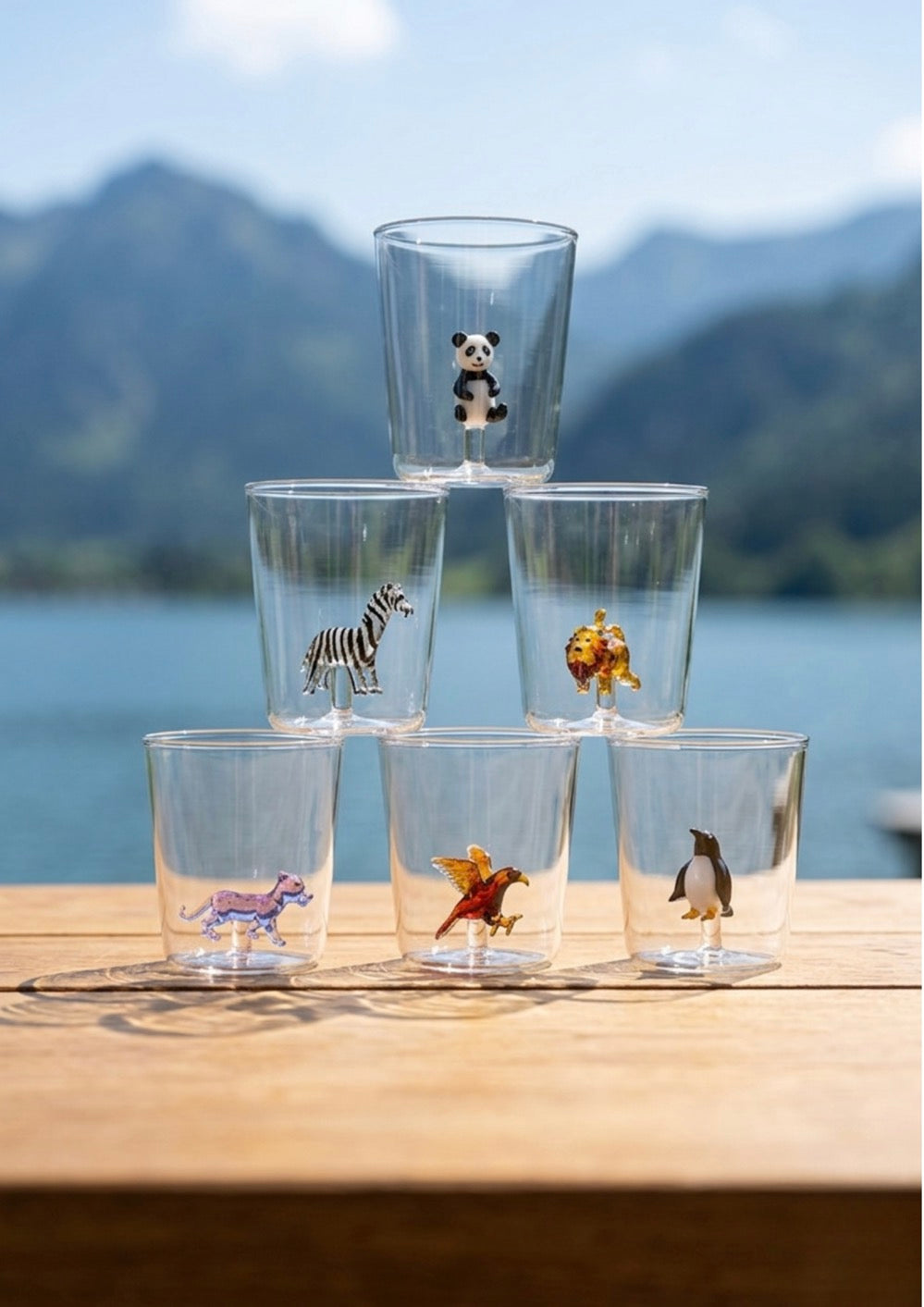 Savana Family Mix 6 - Lot De 6 Verres Décorés