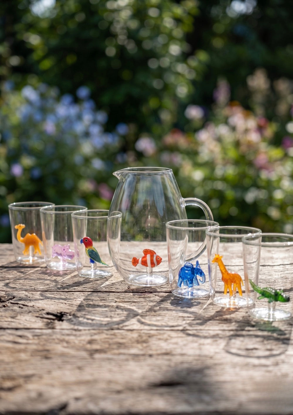 Savana Family Mix 8 - Lot De 7 Pièces (6 Verres + Carafe)