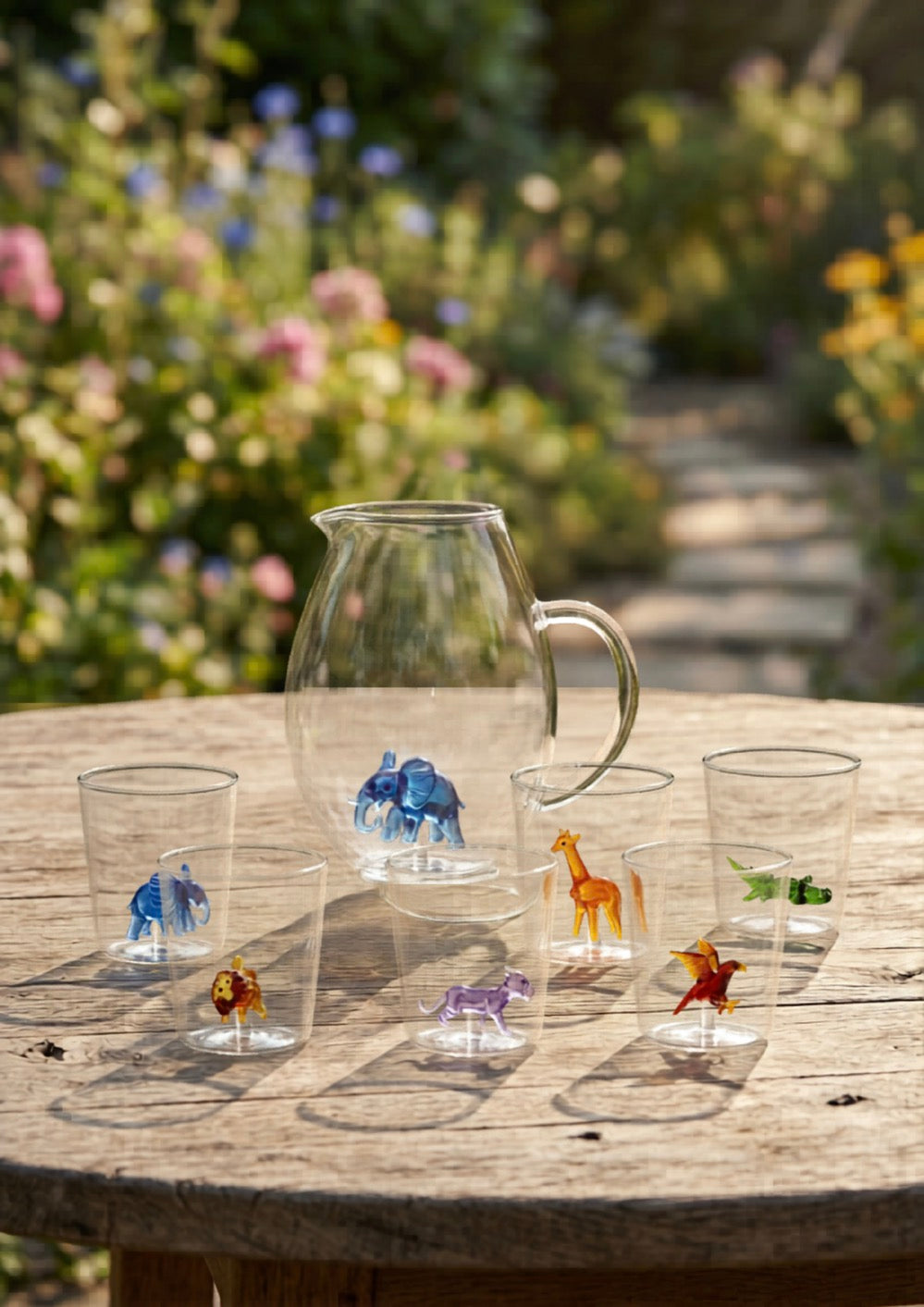 Savana Family Mix 10 - Lot De 7 Pièces (6 Verres + Carafe)