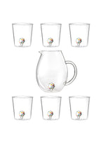 Candies Bonbon - Lot De 7 Pièces (6 Verres + Carafe)