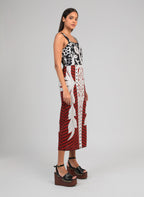 Robe Midi Oleya Kelina Bordeaux