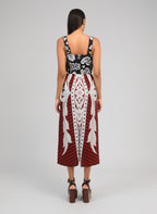 Robe Midi Oleya Kelina Bordeaux