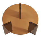 Olie - Mesa de Centro - Caramelo y Chapado Nogal
