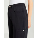 Reiko - Pantalón Oliver Color Straight Leg - Negro - Mujer