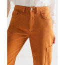 Reiko - Pantalon Straight Oliver Color - Pecan Brown - Femme