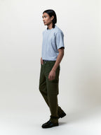 Pantalon Cargo Toile Olive