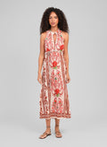 Robe Longue Olucia Tilana Rouge