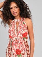 Robe Longue Olucia Tilana Rouge