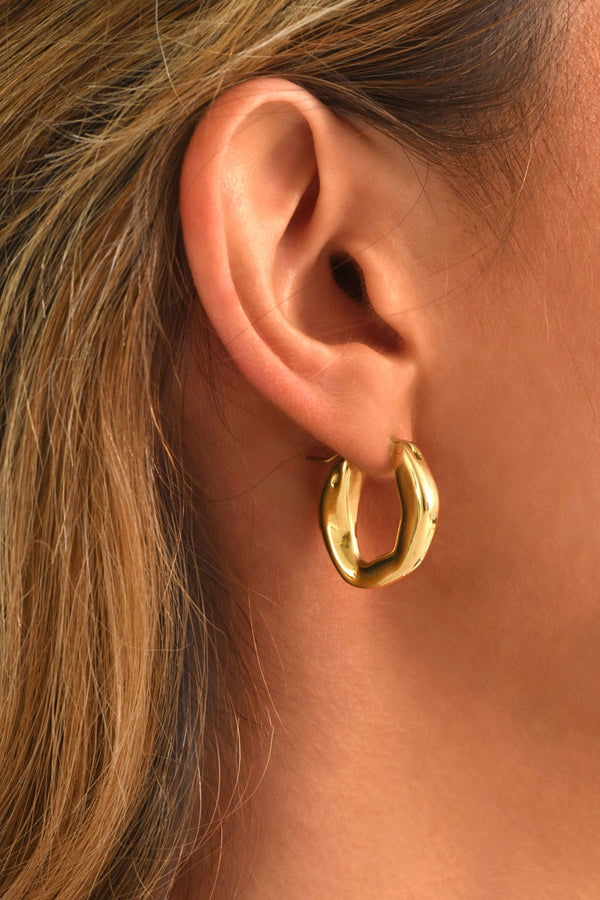 Pendientes Aros Olympe Dorados