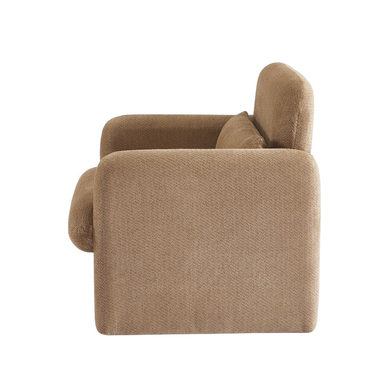 Fauteuil - Oma - Tissu - Marron