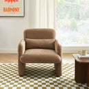 Fauteuil - Oma - Tissu - Marron