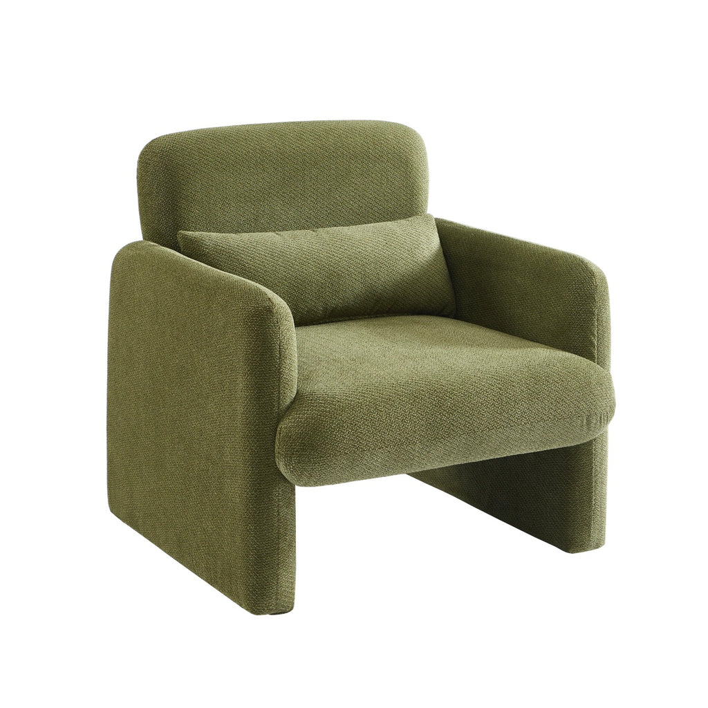 Oma - Armchair - Green Fabric