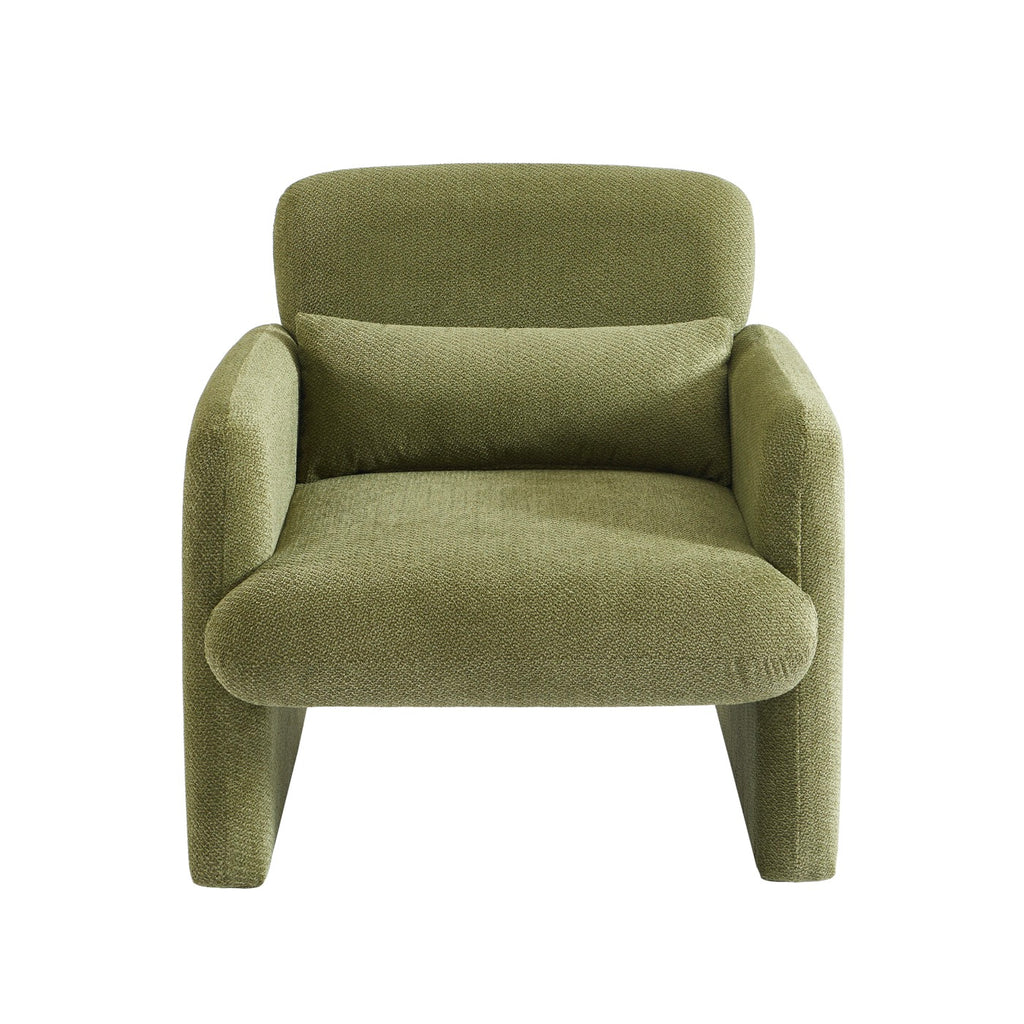 Oma - Armchair - Green Fabric