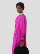 Robe Oma En Tissu Stabilo Palmier Cerise