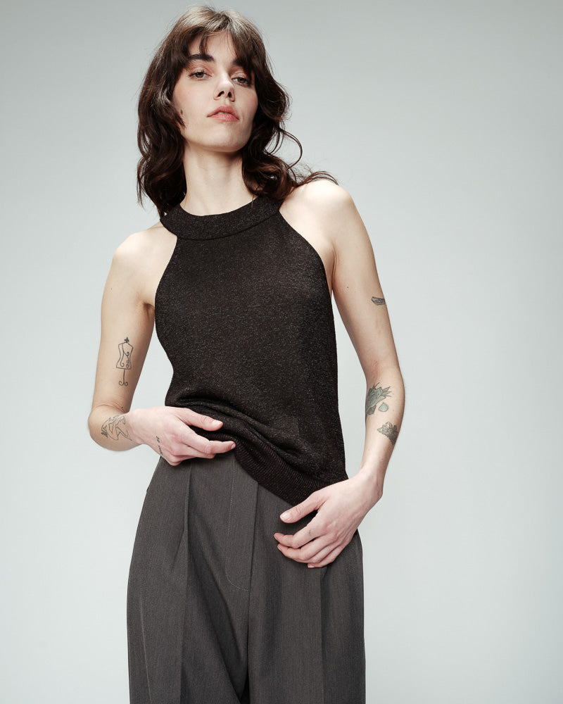 Top Ombelle - Noir