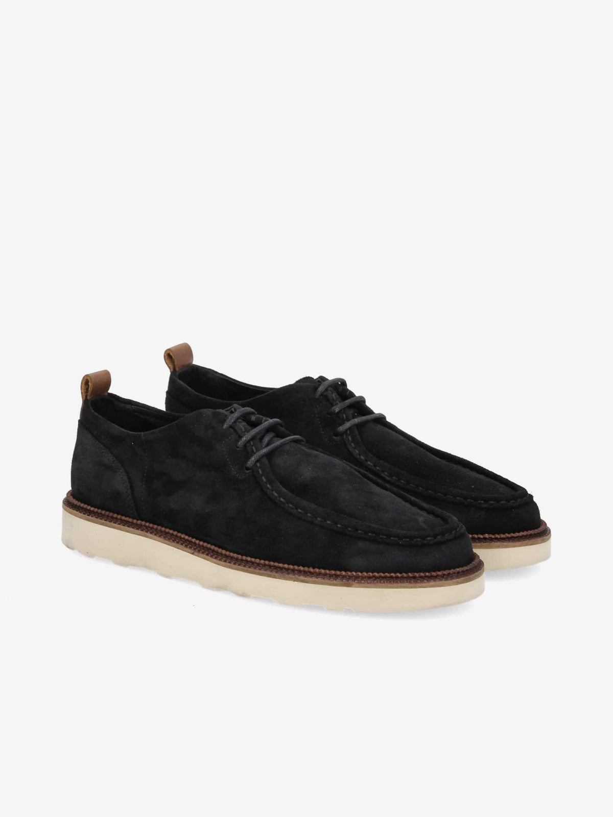 Dock Derby M - Suede/Ciclon - Black/Old Camel
