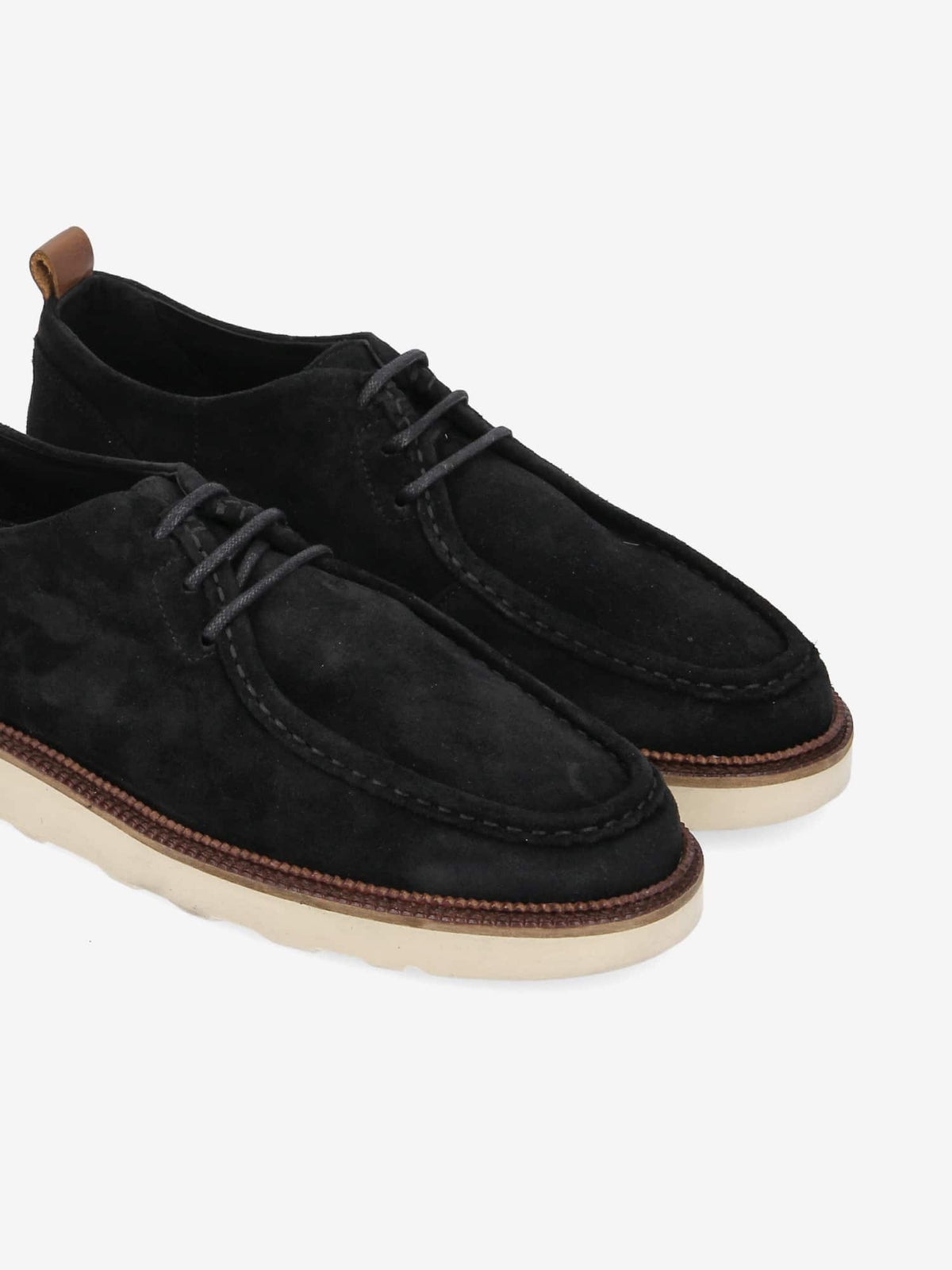 Dock Derby M - Suede/Ciclon - Black/Old Camel